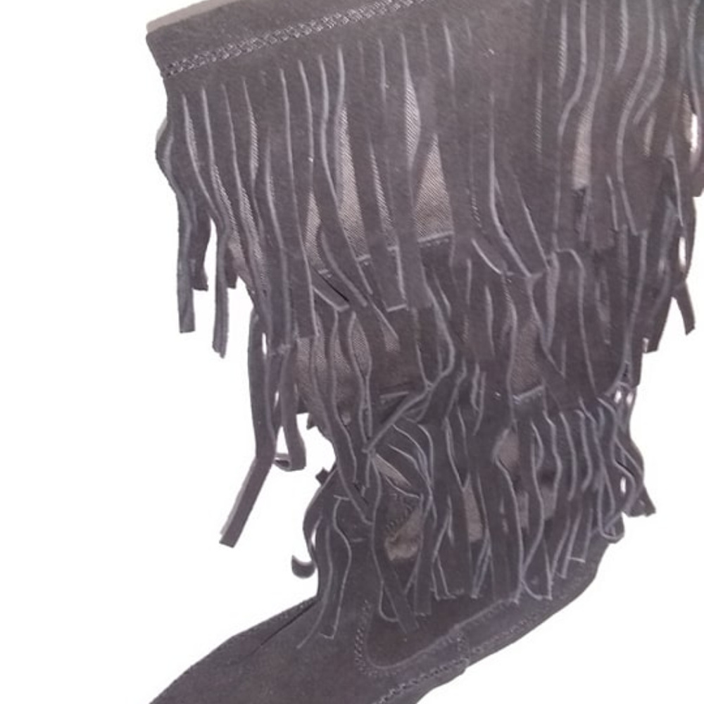 BOOTS WITH FRINGE SIZE 10
